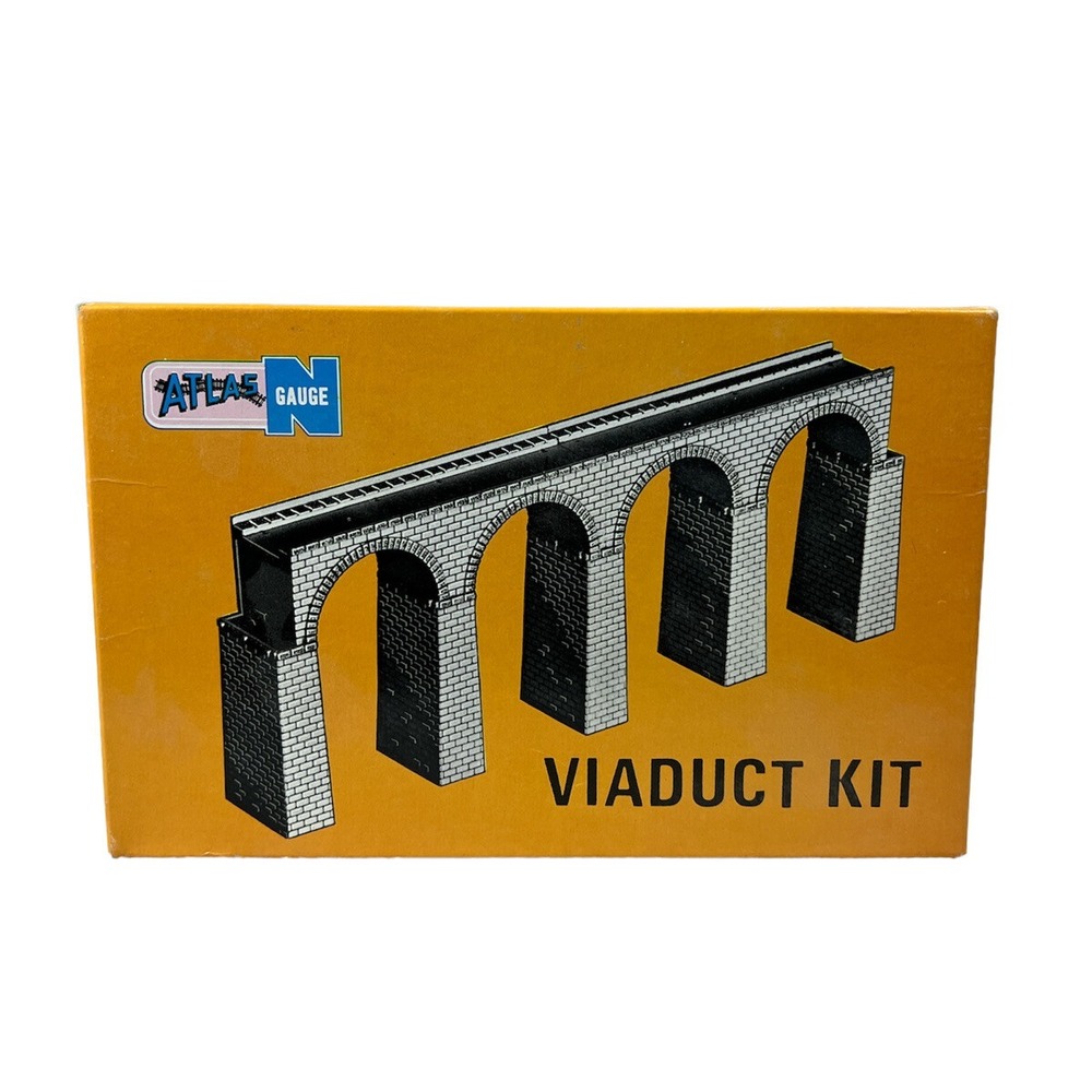 Atlas N scale: four Arch Viaduct kit No. 2826  VINTAGE